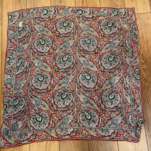 Red Paisley Scarf