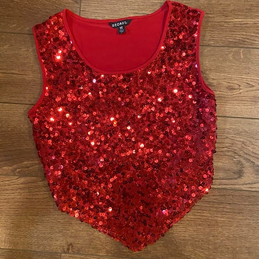 Red Sparkley Tank